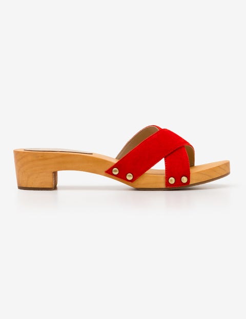 Orella Clogs - Knalliges Rot Orella Clogs - Knalliges Rot
