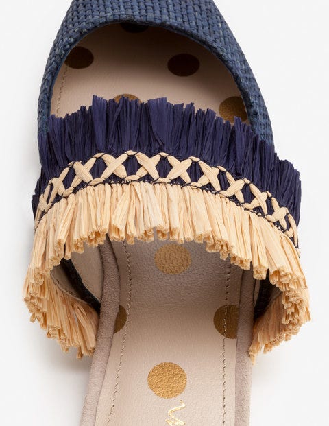 Rosa Mules - Navy Rosa Mules - Navy