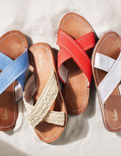 Lizzie Slides - Chambray Lizzie Slides - Chambray