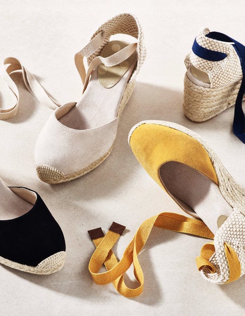 Cassie Espadrille Wedges - Oatmeal Cassie Espadrille Wedges - Oatmeal