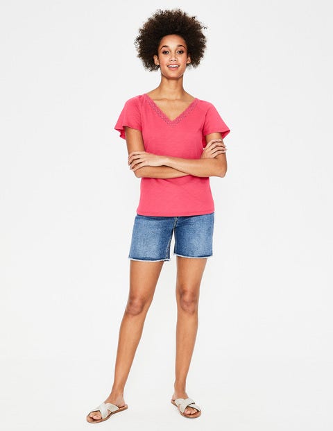 Margie Jersey Top - Strawberry Split Margie Jersey Top - Strawberry Split
