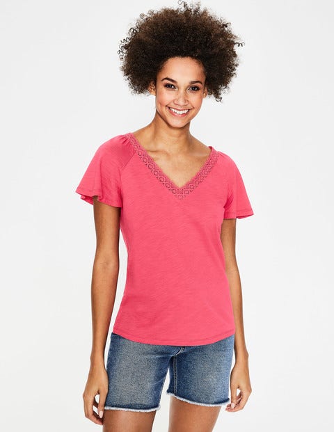 Margie Jersey Top - Strawberry Split Margie Jersey Top - Strawberry Split