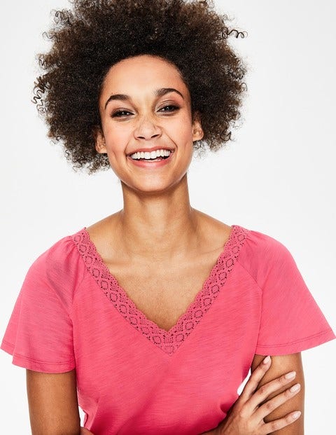 Margie Jersey Top - Strawberry Split Margie Jersey Top - Strawberry Split