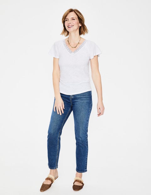 Margie Jersey Top - White Margie Jersey Top - White