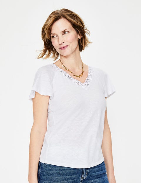 Margie Jersey Top - White Margie Jersey Top - White
