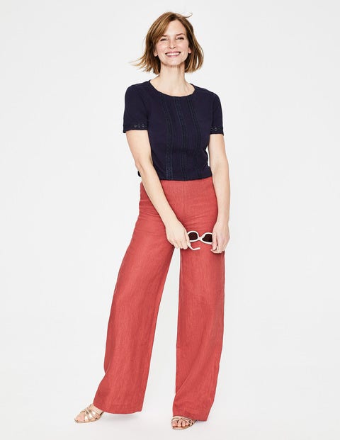 Cressida Jersey Top - Navy Cressida Jersey Top - Navy