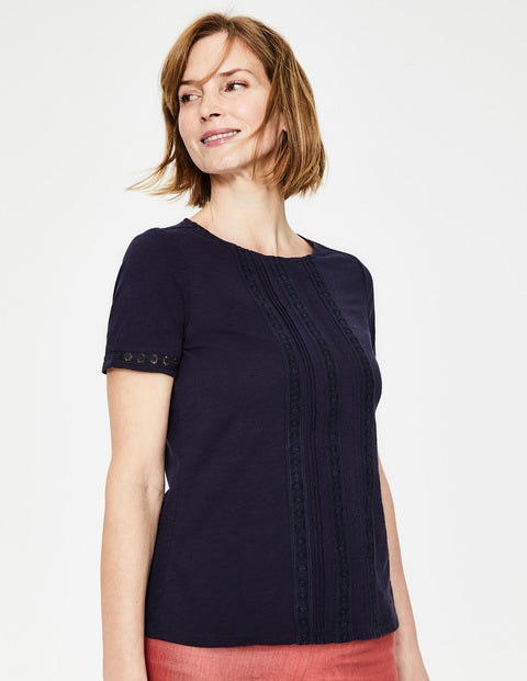Cressida Jersey Top - Navy Cressida Jersey Top - Navy