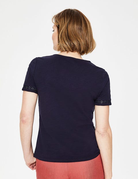 Cressida Jersey Top - Navy Cressida Jersey Top - Navy