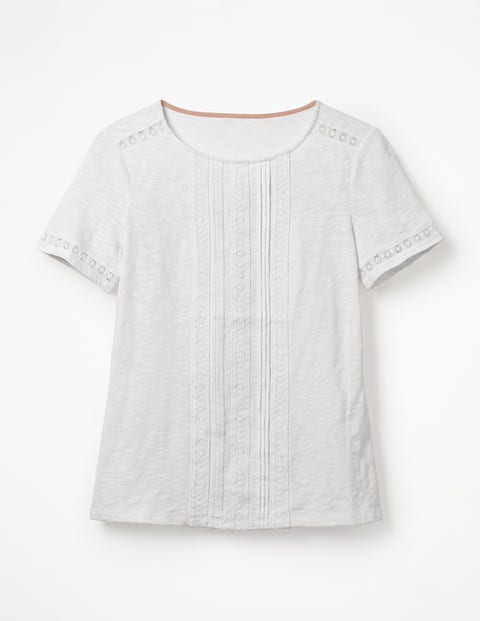 Cressida Jersey Top - White Cressida Jersey Top - White