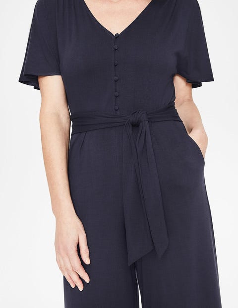 Ella Jersey-Overall - Navy Ella Jersey-Overall - Navy