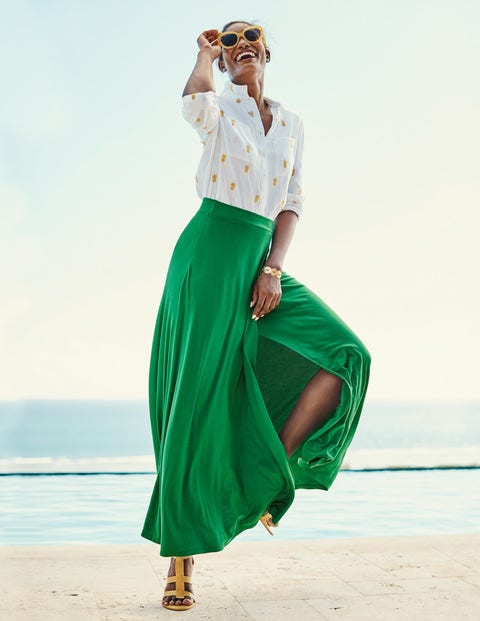 Albany Jersey Maxi Skirt - Highland Green Albany Jersey Maxi Skirt - Highland Green