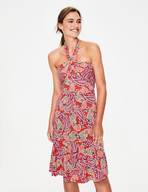 Lilah Multi-Way Dress - Red Pop Mexican Paisley Lilah Multi-Way Dress - Red Pop Mexican Paisley