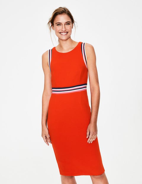 Zada Ottoman Dress - Red Pop Zada Ottoman Dress - Red Pop