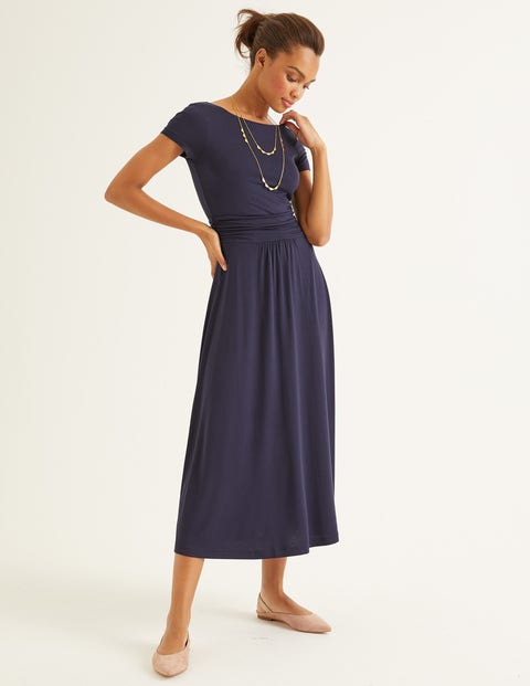Alda Jersey Midi Dress - Navy Alda Jersey Midi Dress - Navy