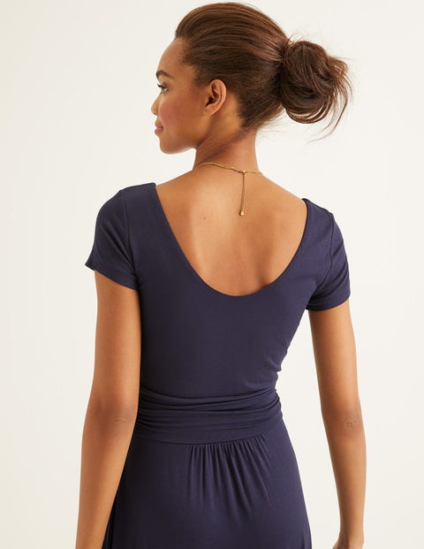 Alda Jersey Midi Dress - Navy Alda Jersey Midi Dress - Navy