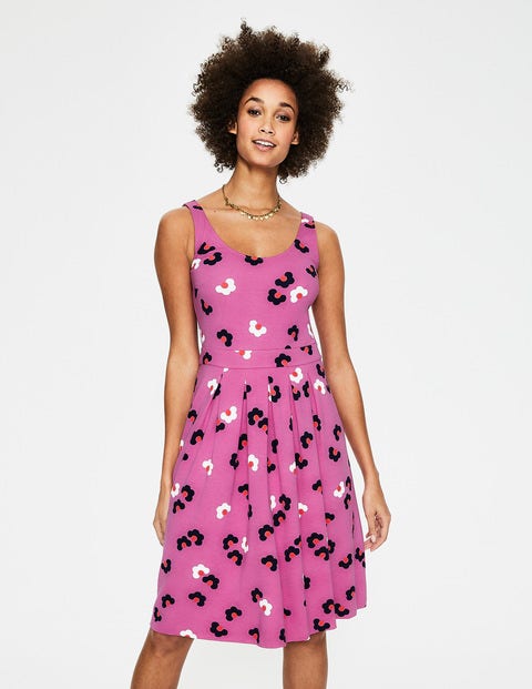Joanna Ponte Dress - Tickled Pink Daisy Cloud Joanna Ponte Dress - Tickled Pink Daisy Cloud