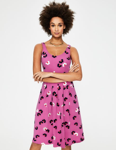 Joanna Ponte Dress - Tickled Pink Daisy Cloud Joanna Ponte Dress - Tickled Pink Daisy Cloud