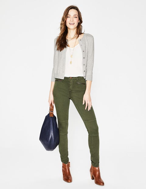 Amelia Crop Cardigan - Silver Melange Amelia Crop Cardigan - Silver Melange