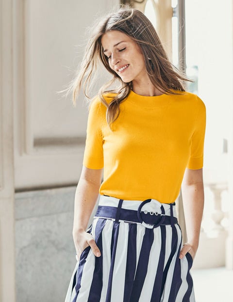 Rachel Knitted Tee - Happy Rachel Knitted Tee - Happy