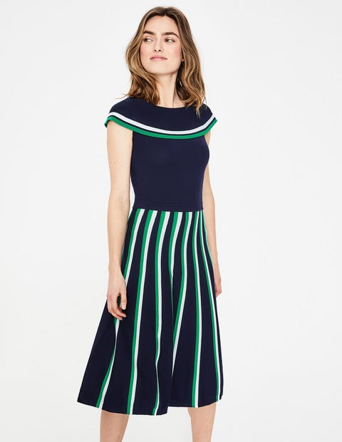 Sylvia Knitted Dress - Navy Sylvia Knitted Dress - Navy