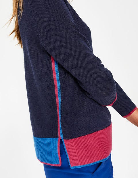Armelle Relaxed Sweater - Navy Armelle Relaxed Sweater - Navy