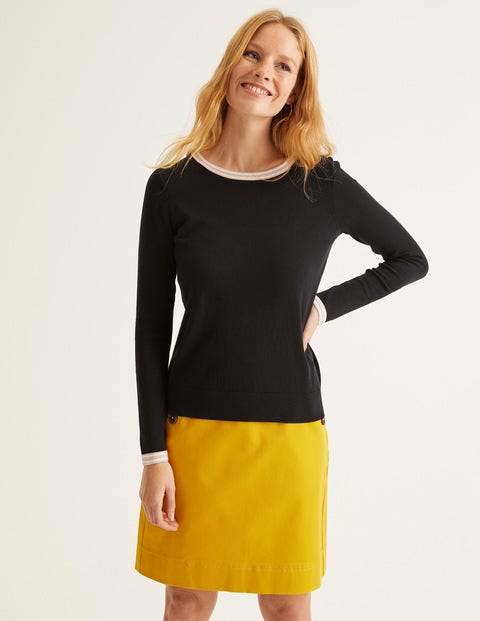 Elina Jumper - Black/Multi Tipping Elina Jumper - Black/Multi Tipping