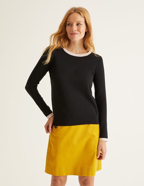 Elina Jumper - Black/Multi Tipping Elina Jumper - Black/Multi Tipping