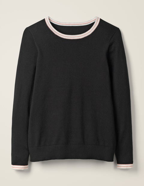 Elina Jumper - Black/Multi Tipping Elina Jumper - Black/Multi Tipping