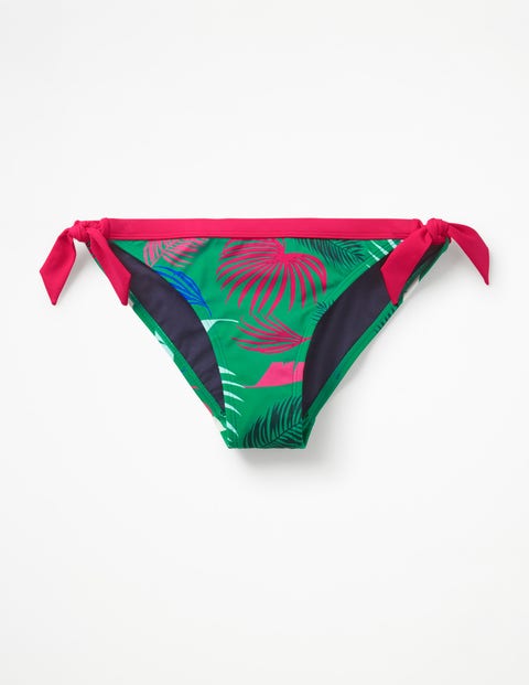 Tie Bikini Bottoms - Jungle Palm Tie Bikini Bottoms - Jungle Palm