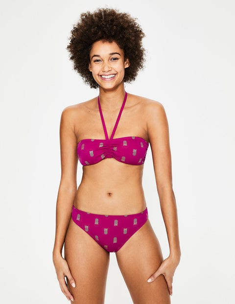 Bikini Bottoms - Magenta, Pineapple Bikini Bottoms - Magenta, Pineapple