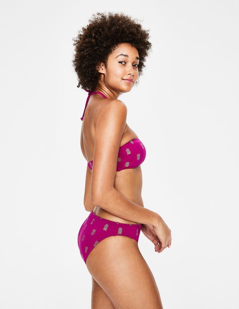 Bikini Bottoms - Magenta, Pineapple Bikini Bottoms - Magenta, Pineapple
