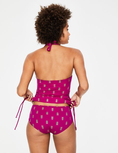Mix & Match Bikini Shorts - Magenta, Pineapple Mix & Match Bikini Shorts - Magenta, Pineapple
