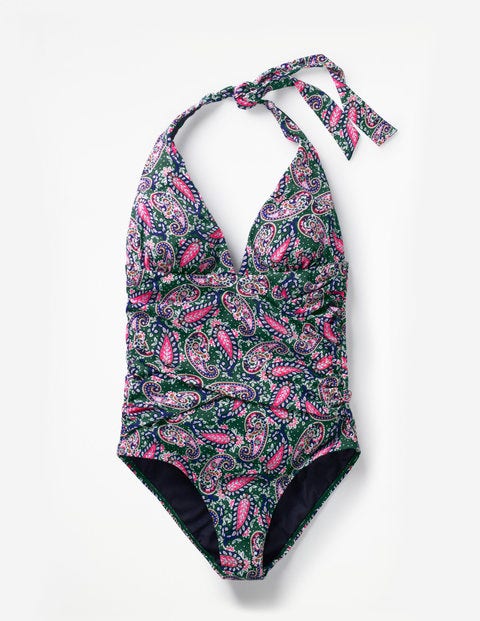 Valencia Swimsuit - Hunter Green, Paisley Valencia Swimsuit - Hunter Green, Paisley