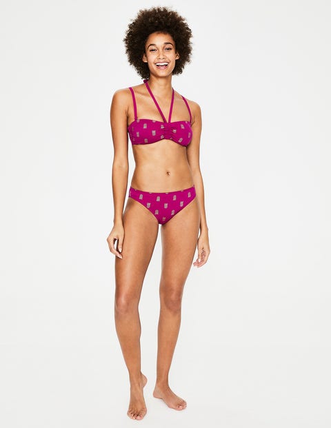 Sardinia Bikini Top - Magenta Pineapple Sardinia Bikini Top - Magenta Pineapple