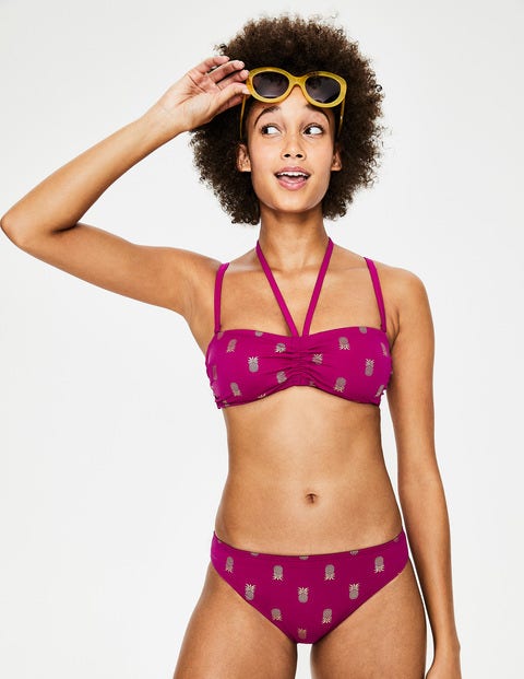 Sardinia Bikini Top - Magenta Pineapple Sardinia Bikini Top - Magenta Pineapple