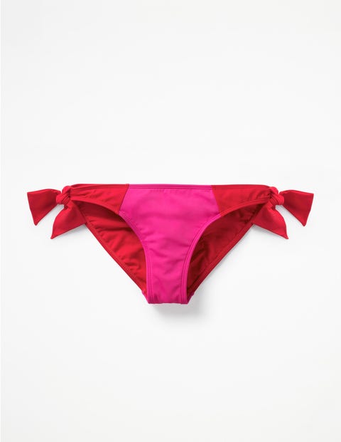 Capri Bikini Bottoms - Fuchsia/Tomato Red Capri Bikini Bottoms - Fuchsia/Tomato Red