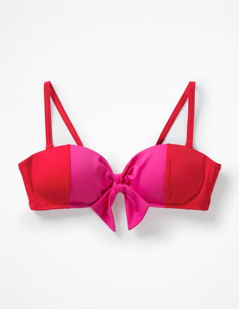 Capri Bikini Top - Fuchsia/Tomato Red Capri Bikini Top - Fuchsia/Tomato Red