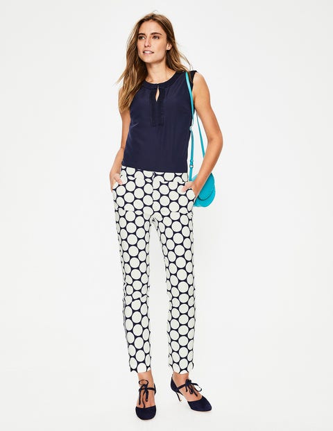 Richmond 7/8 Pants - Navy and Ivory, Brand Spot Richmond 7/8 Pants - Navy and Ivory, Brand Spot