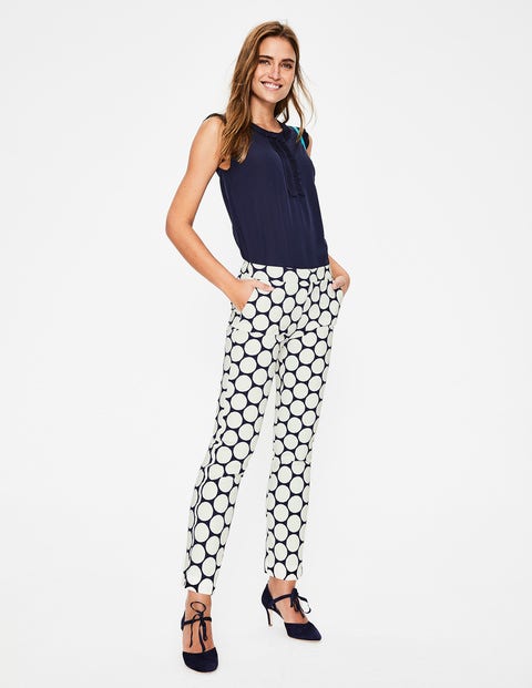 Richmond 7/8 Pants - Navy and Ivory, Brand Spot Richmond 7/8 Pants - Navy and Ivory, Brand Spot