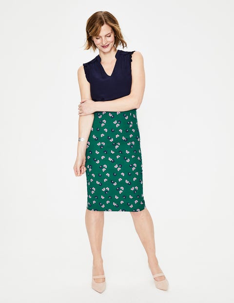 Richmond Pencil Skirt - Woodland Green. Daisy Cloud Richmond Pencil Skirt - Woodland Green. Daisy Cloud