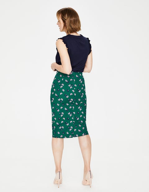 Richmond Pencil Skirt - Woodland Green. Daisy Cloud Richmond Pencil Skirt - Woodland Green. Daisy Cloud