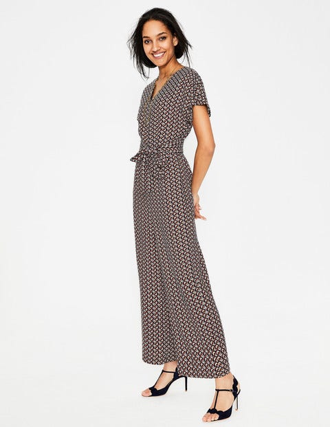 Romilly Jumpsuit - Navy, Daisy Geo Romilly Jumpsuit - Navy, Daisy Geo