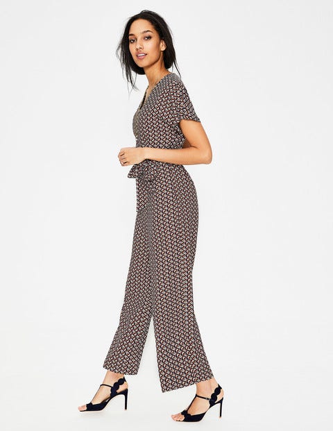 Romilly Jumpsuit - Navy, Daisy Geo Romilly Jumpsuit - Navy, Daisy Geo
