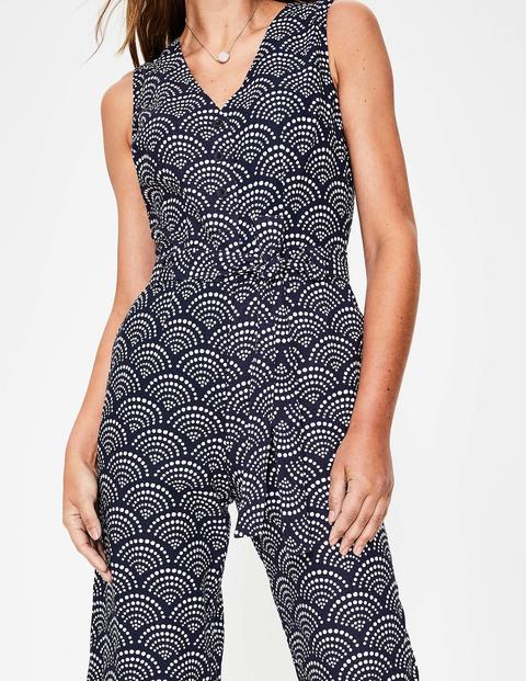 Verity Jumpsuit - Navy, Rainbow Dot Verity Jumpsuit - Navy, Rainbow Dot