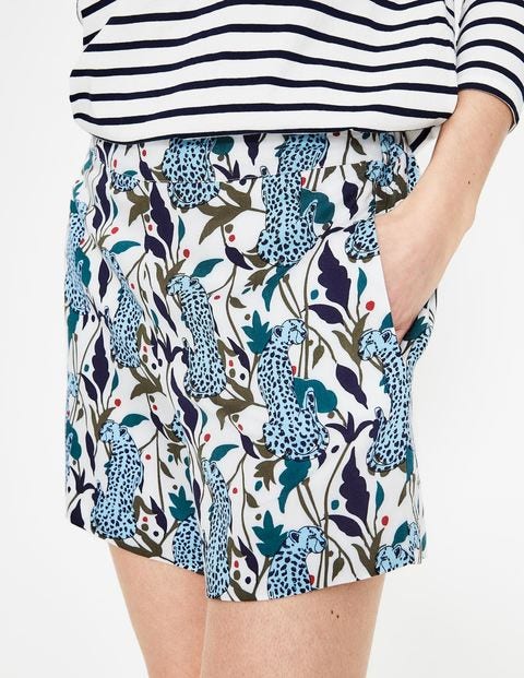Sierra Shorts - Ivory, Jungle Cheetah Sierra Shorts - Ivory, Jungle Cheetah