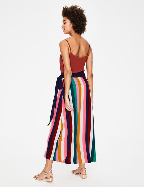 Portia Skirt - Conker and Azelea Multistripe Portia Skirt - Conker and Azelea Multistripe