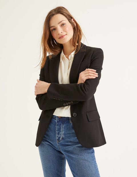 Wharton Ponte-Blazer - Schwarz Wharton Ponte-Blazer - Schwarz