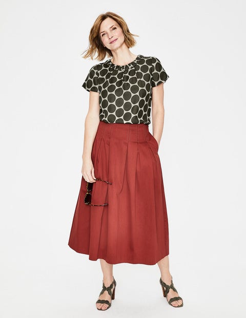 Top Carey - Pois kaki classique Top Carey - Pois kaki classique
