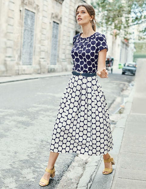 Carey Top - Navy Spot Carey Top - Navy Spot