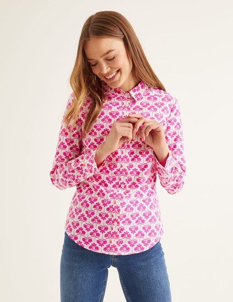 Modern Classic Shirt - Ivory Petal Sprig Modern Classic Shirt - Ivory Petal Sprig